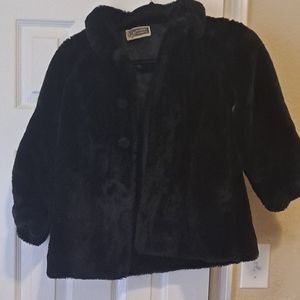 Black fur jacket